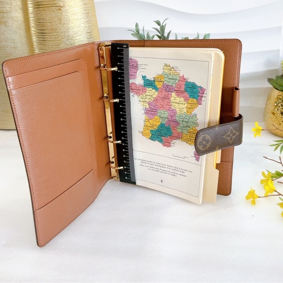 Very Rare💎 Authentic Louis Vuitton Agenda GM w/ inserts Monogram - Picture 13 of 16